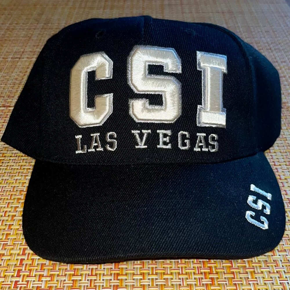 CSI Las Vegas Black INVESTIGATION Mens Baseball Cap Hat